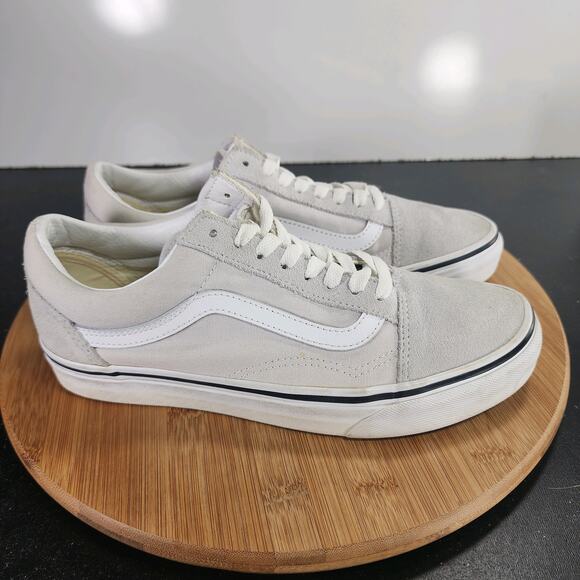 Vans Shoes - Womens VANS Old Skool Low Sz 8.5 009752 Gray Canvas Skateboarding Sneakers Shoes